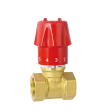 DN15 brass chrome plated manual adjustment stop valve